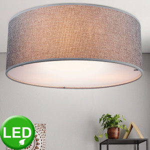 Elegante LED Deckenleuchte mit Stoffschirm PACO
