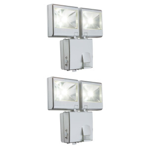 2er Set LED Außenleuchten mit Bewegungsmelder