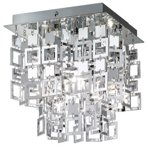 Elegante Deckenleuchte mit Metallbehang