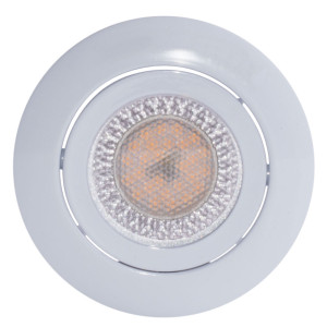 LED Einbauleuchte, silber, 7,7 cm