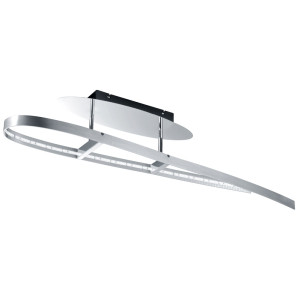 LED Decken Leuchte aus gebürstetem Aluminium PARABOL