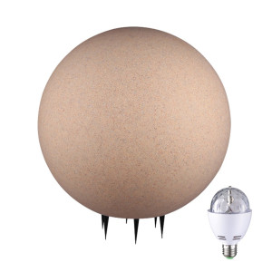 Leuchtkugel für den Außenbereich mit Disco LED Leuchtmittel