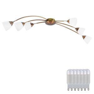 LED Esszimmer Deckenleuchte aus Metall