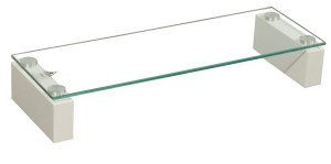 Hochwertige Glasablage mit einer Belastbarkeit von 20 kg