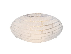 Deckenleuchte Glas, gemustert, 25 cm, CALIMERO
