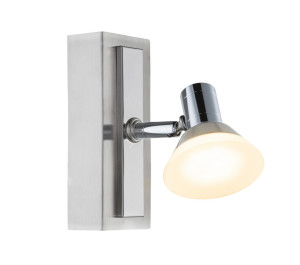 Hübscher 5W LED Schlafzimmer Strahler aus Nickel matt
