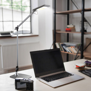 LED Tischleuchte, Touch, Dimmer, Spot beweglich