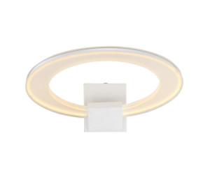 LED Wandleuchte, Ring-Design, weiß, 35 cm, CRINGLE