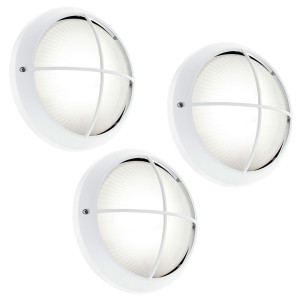 3er Set LED Wandleuchten für den Außenbereich SIONES