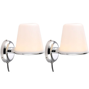 2er Set LED Wandlampe aus Metall für Ihre Inneneinrichtung