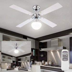 Deckenventilator mit 6W LED Beleuchtung und Fernbedienung