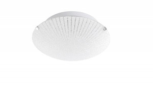 Klassische 4,5 Watt LED Deckenleuchte in Nickel matt