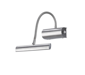 Hübsche 4 Watt LED Wandleuchte in Nickel matt