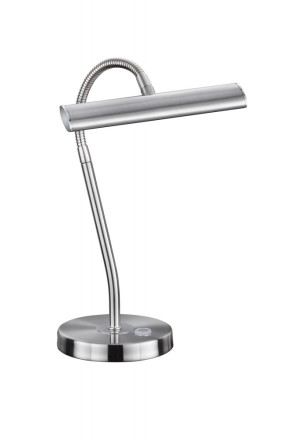Schicke 4 Watt LED Tischleuchte in Nickel matt