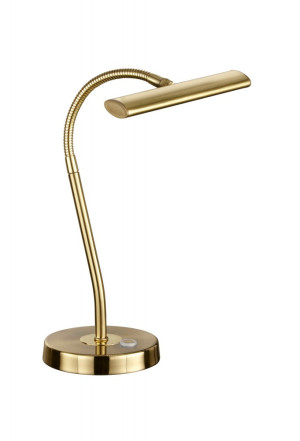 Exquisite 4 Watt LED Tischleuchte in Messing matt