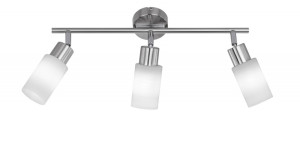 Vornehmer 12 Watt LED Strahler in Nickel matt