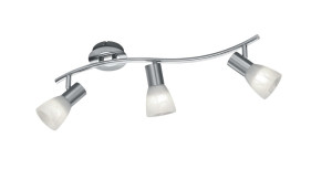 Attraktiver 18 Watt LED Strahler in Nickel matt