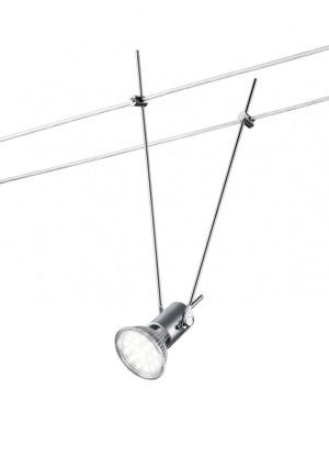 Vornehmer 16 Watt LED Strahler in Titanfarbig