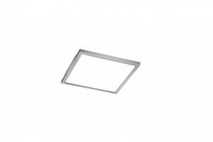 Hübsche LED Deckenleuchte in Nickel matt