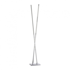 Design LED Stehleuchte mit Tastdimmer und Kugelgelenk