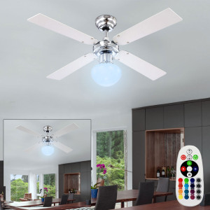 Farbwechsel Deckenventilator mit Beleuchtung CHAMPION