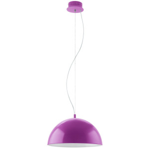 Elegante LED Hängeleuchte in lila