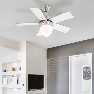 Deckenventilator mit Fernbedienung und Beleuchtung