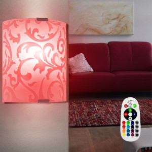 RGB LED Wand- und Deckenleuchte für den Wohnraum
