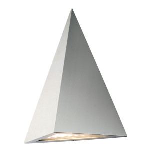 Edelstahl LED Wand Down Strahler, Höhe 22 cm