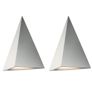 2er Set LED Wandleuchten für den Außenbereich