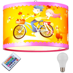 Schöne RGB LED Pendellampe für das Kinderzimmer
