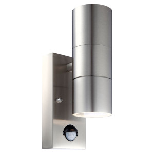 LED Wandleuchte, Up & Down, Bewegungsmelder H 21,5 cm, STYLE
