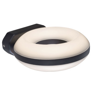 LED Wandlampe, Up & Down, Ring, Alu, H 6,5 cm ALISEA