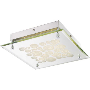 LED Deckenlampe, Chrom, Kristall, L 25 cm, FORMOSA