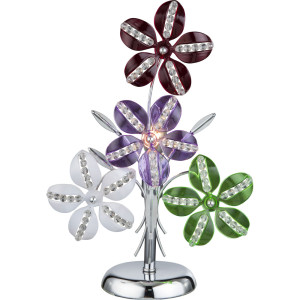 Design Tischleuchte im floralen Design KAUNOS