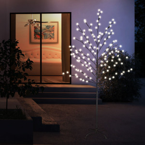 Dekobaum, Außenbereich, 128 LED's, schwarz, H 160 cm