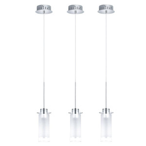 Hochwertige LED Pendellampe für den Wohnbereich im 3er Set