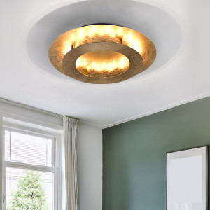 18 Watt LED Deckenleuchte in gold für Ihren Wohnraum