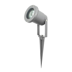 Steckleuchte aus Aluminium-Druckguss in silber