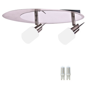 LED Wand- und Deckenleuchte mit beweglichen Spots