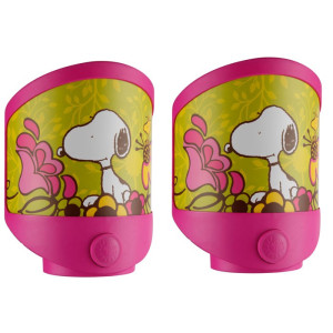 2er Set LED Snoopy Wand- und Tischleuchten