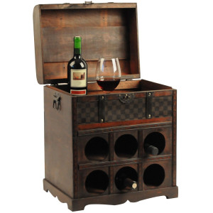 Weinregal im Kolonialstil für den Weinliebhaber