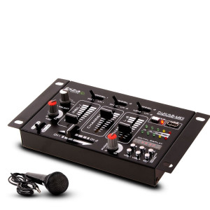DJ PA Stereo Mischpult im Set inklusive Mikrofon