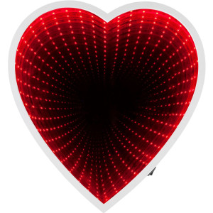 LED Spiegelleuchte, Herzform, ROMANCE