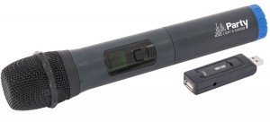 UHF Funksystem mit USB Stick Empfänger und Mikrofon 15-3055
