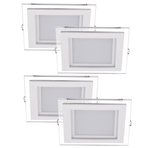 4er Set LED Einbaustrahler für Ihren Wohnraum PREMIUM LINE
