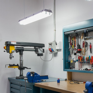 LED Wannenleuchte, 3840 Lumen, Kaltweiß, L 148 cm