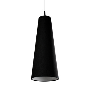 Hängeleuchte, Stoff, schwarz, 20 cm, RAZZI