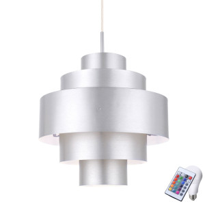 RGB LED Hängeleuchte aus Aluminium mit Dimmer CRONOS