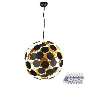 Luxus RGB LED Pendelleuchte für Ihre vier Wände DISCALGO